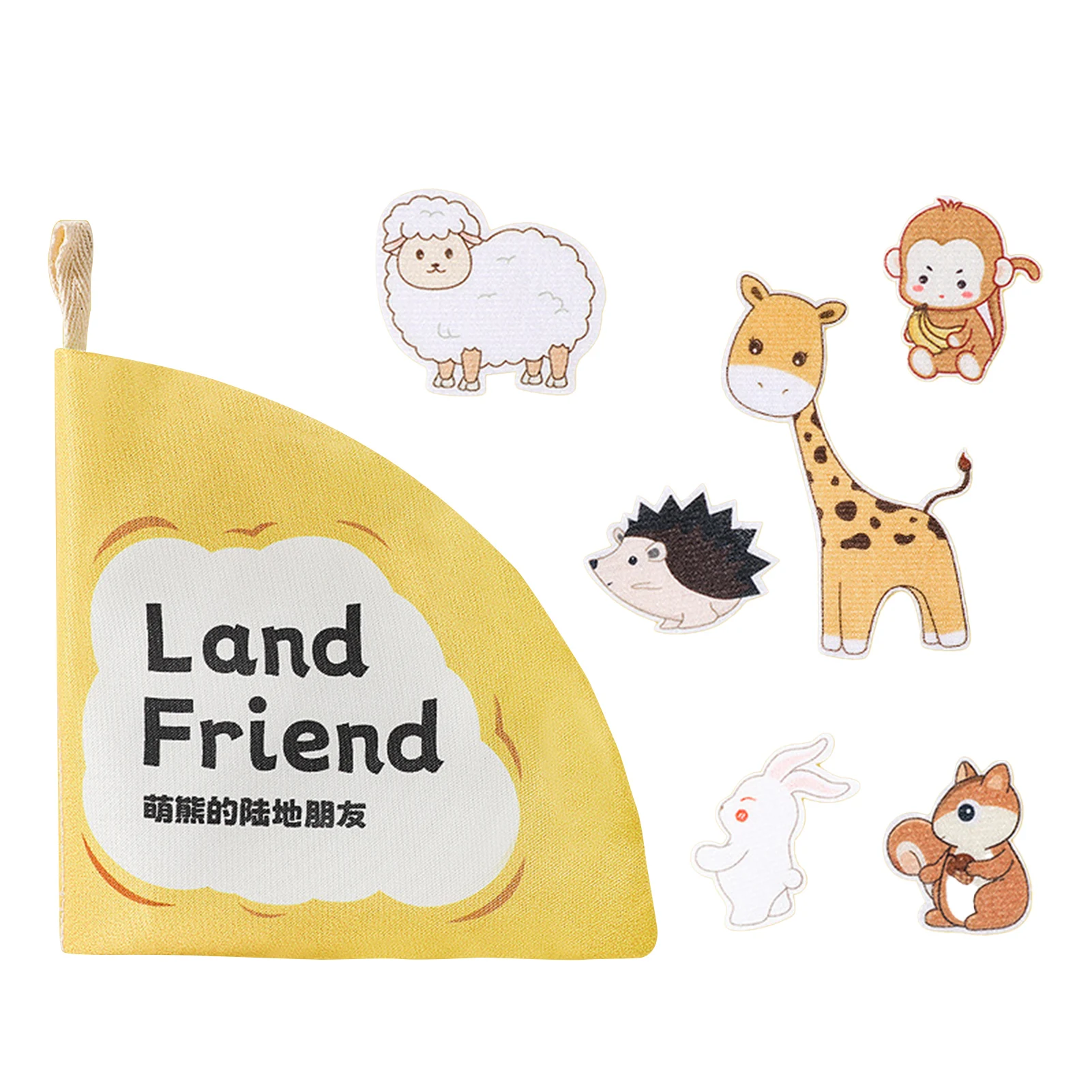 

Baby Cloth Book Toy Children's Cloth Book Newborn Stroller Hanging Toy Bebe Early Learning Educational Kids Toys