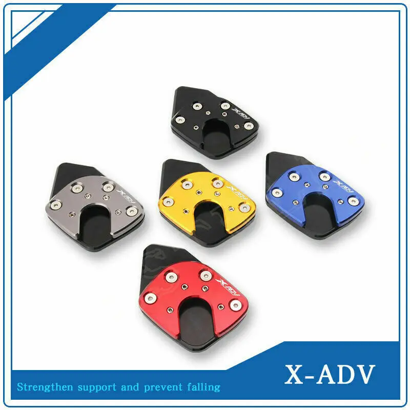

For HONDA X-ADV XADV 2017 2018 2019 Motorcycle CNC Non-slip Side Kickstand Stand Extension Plate