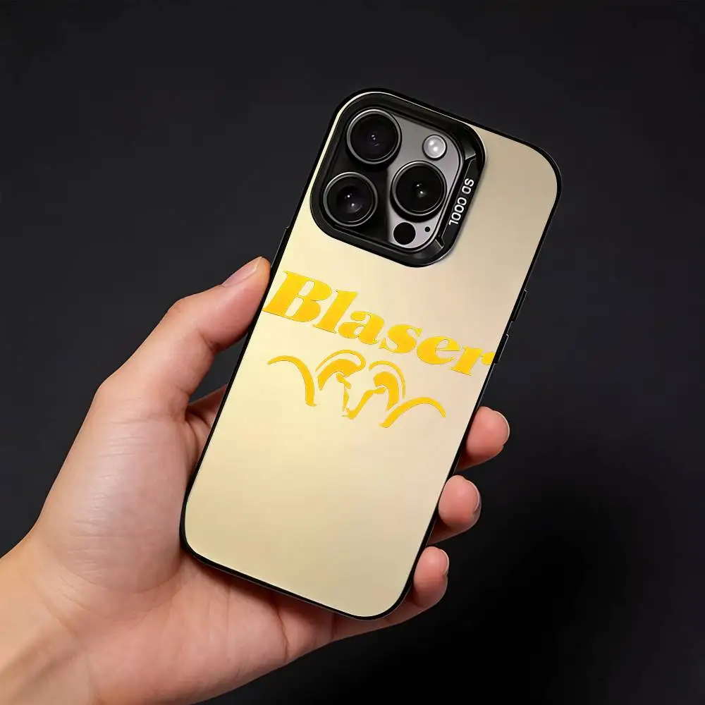 Фото Чехол для телефона B-Blaser USA Rifles Police для iPhone 17, 16, 15, 14, 13, 12 Pro Max, черный матовый противоударный чехол-накладка №2