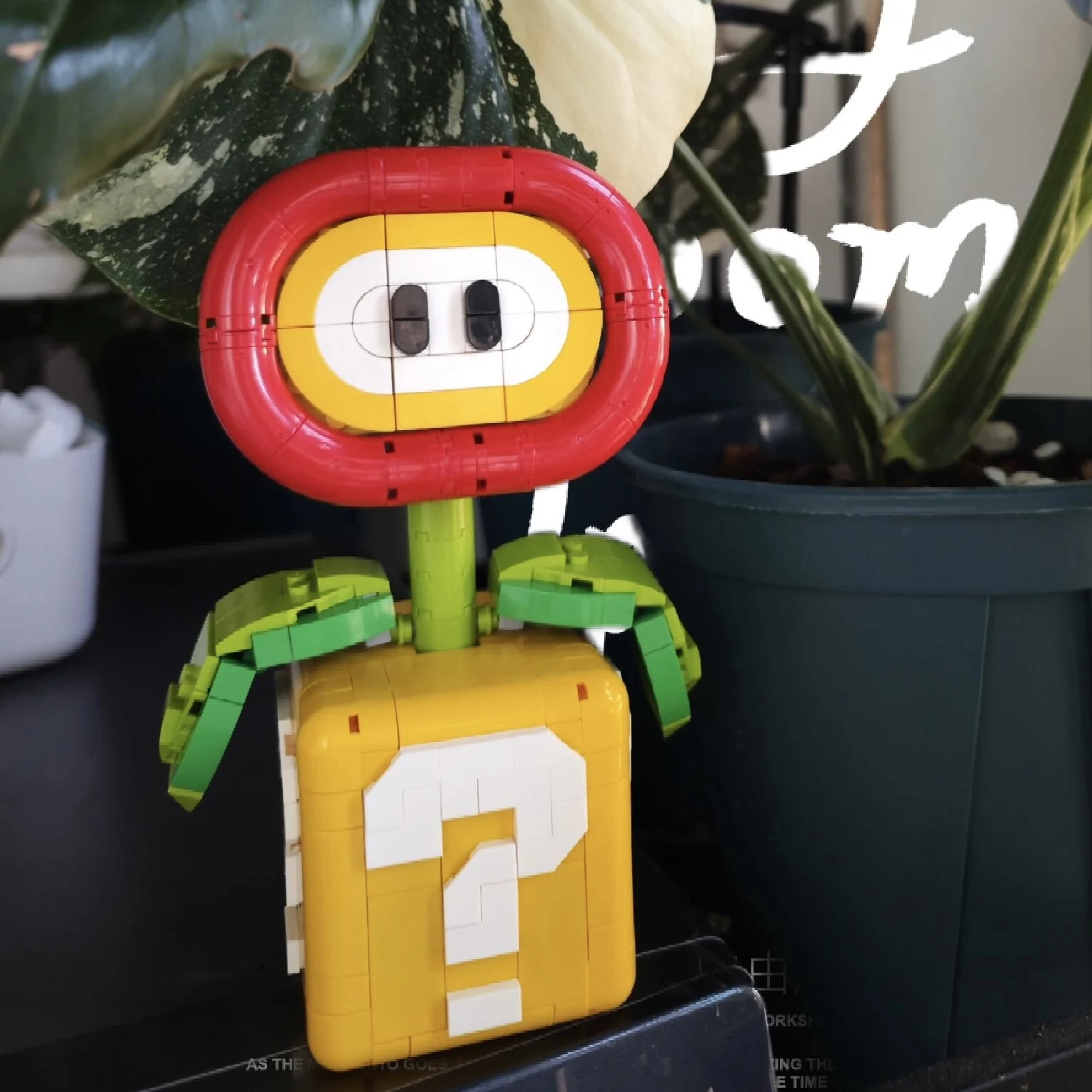 MOC Piranha модель цветов в горшке строительные блоки для детей совместимые с Lego