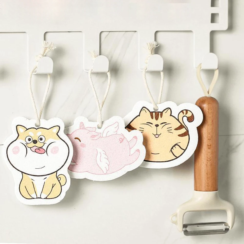 

Kitchen Dishwash Sponge Compressed Wood Pulp Sponge Kitchen Oil Removing Non-stick Cloths Dishwashing Sponge Clean Tools