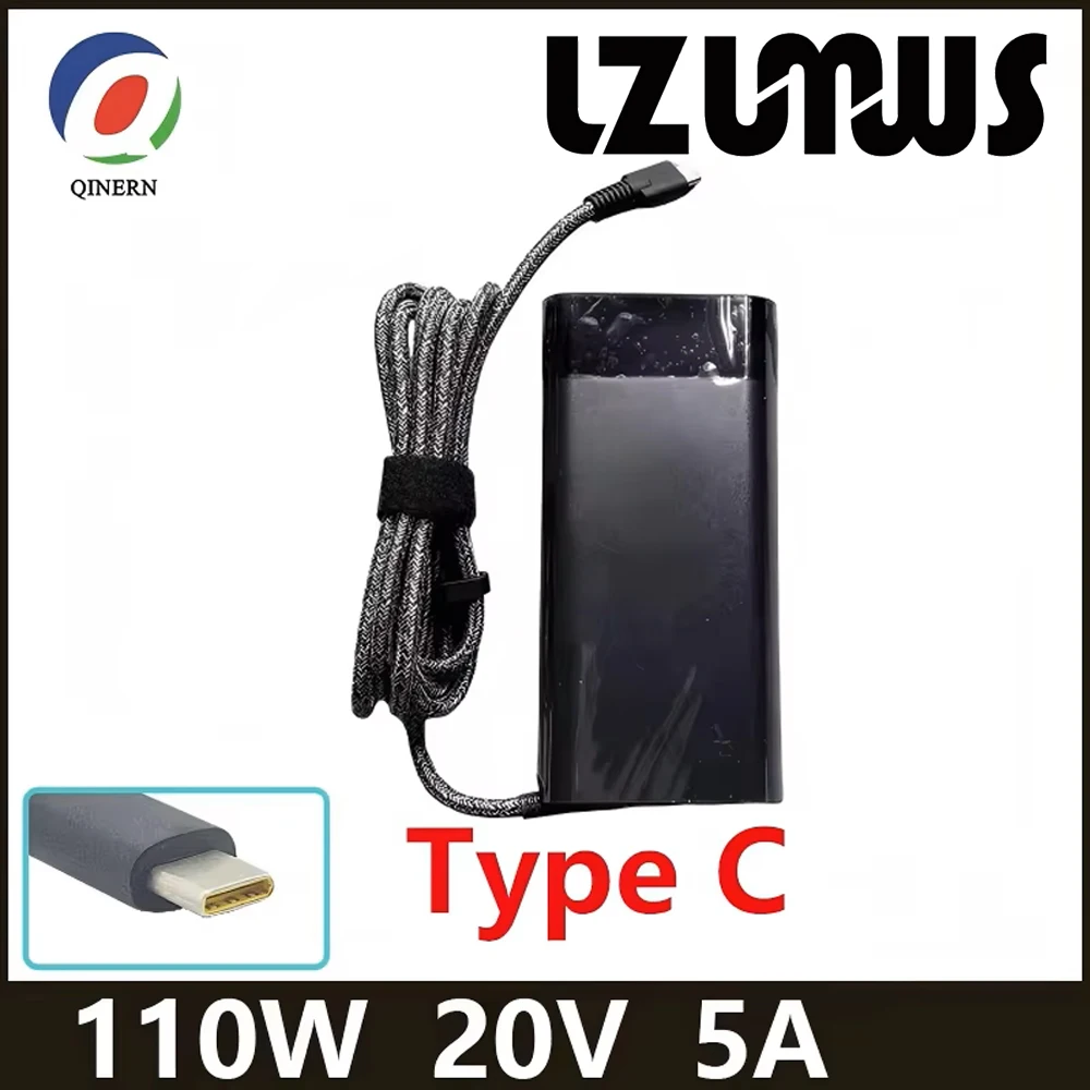Фото Адаптер для ноутбука USB Type-C, 110 Вт, 20 В, 5 А, для HP M52950-001 M52946-003, блок питания USB-C №1