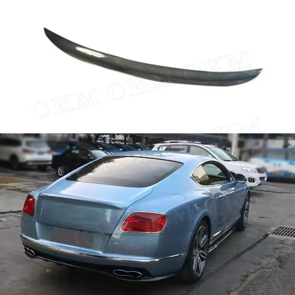 

Carbon Fiber / FRP Car Duckbill Rear Trunk Wing Spoiler For Bentley Continental GT W12 2015 2016 2017 Rear Spoiler