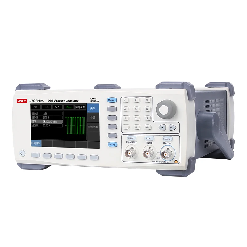 

UNI-T UTG1010A function / arbitrary waveform generator 125MSa / s sampling speed digital function signal generator