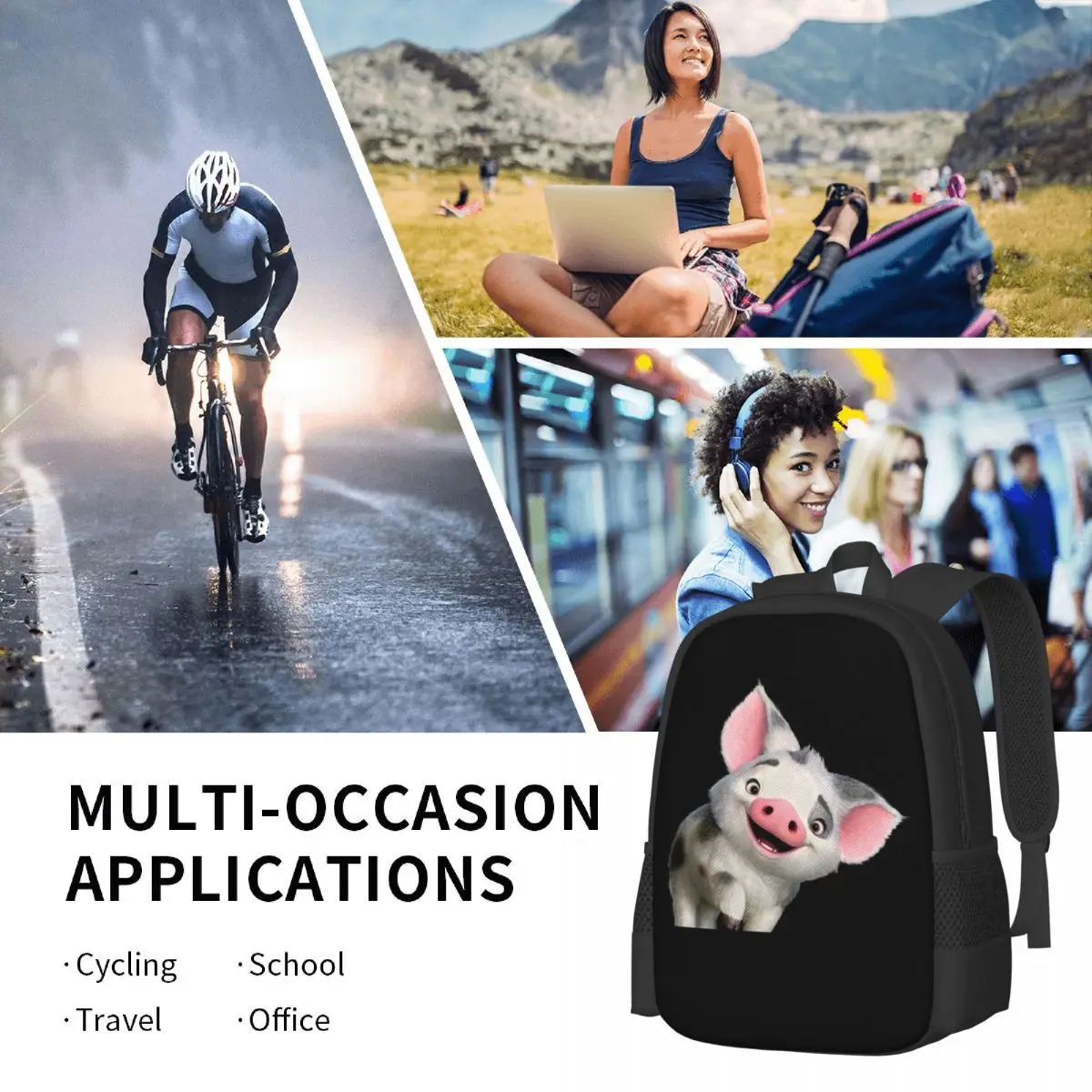 Рисунок 6 - Простой стильный школьный ранец The Pot Bellied Pig