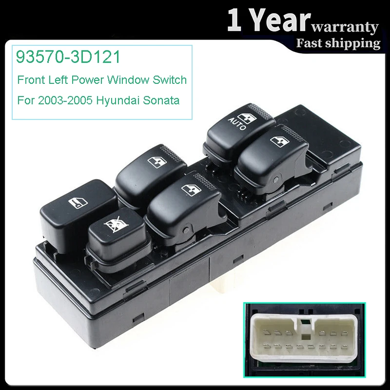 

Electric Power Master Window Switch Lifter Console for Hyundai Sonata 2003 2004 2005 93570-3D121 935703D121 Car Accessories