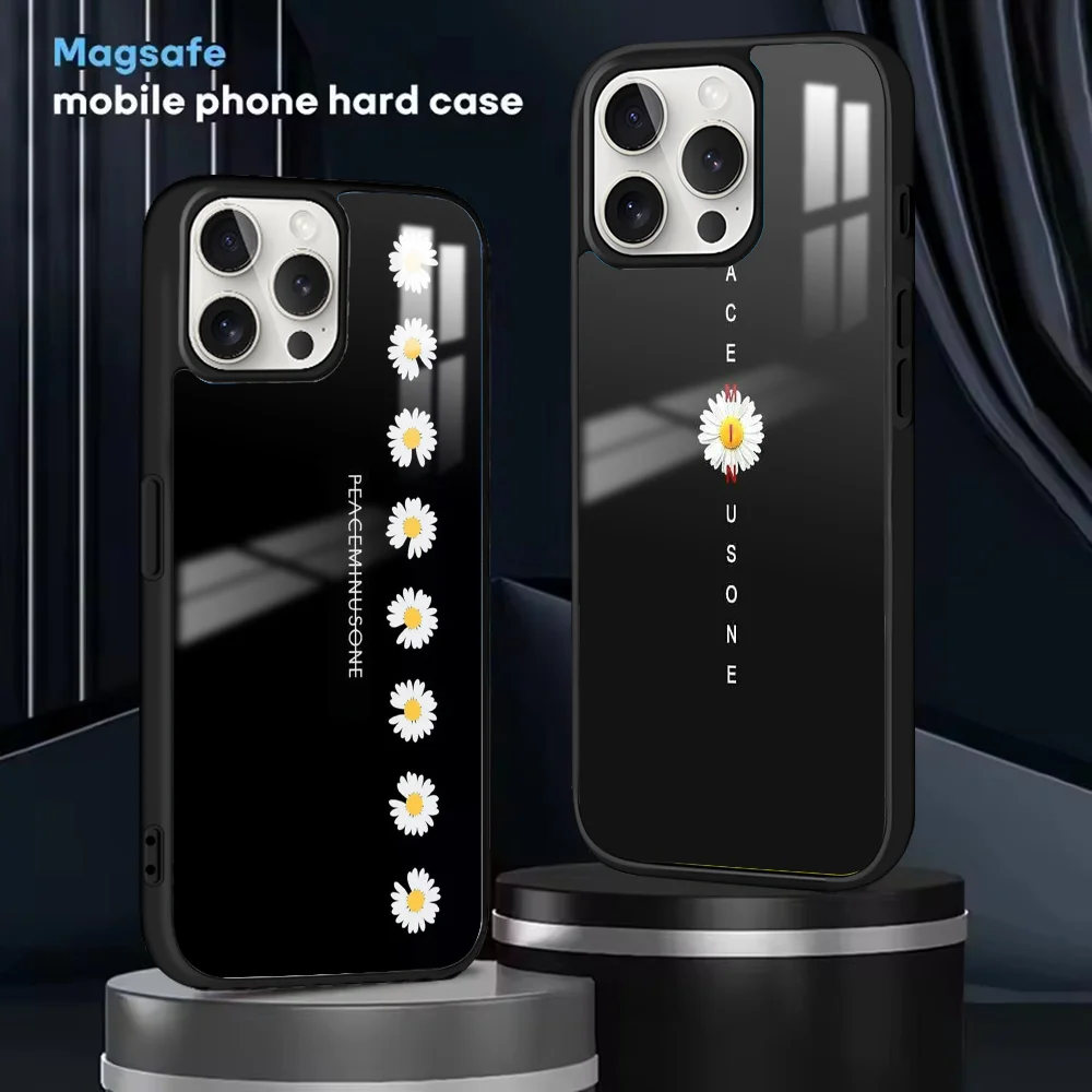 Фото Чехол для телефона P-Peaceminusones B-Banner для iPhone 16, 15, 14, 13, 12, 11 Pro Max Plus Mini, магнитный чехол для беспроводной зарядки Magsafe №2