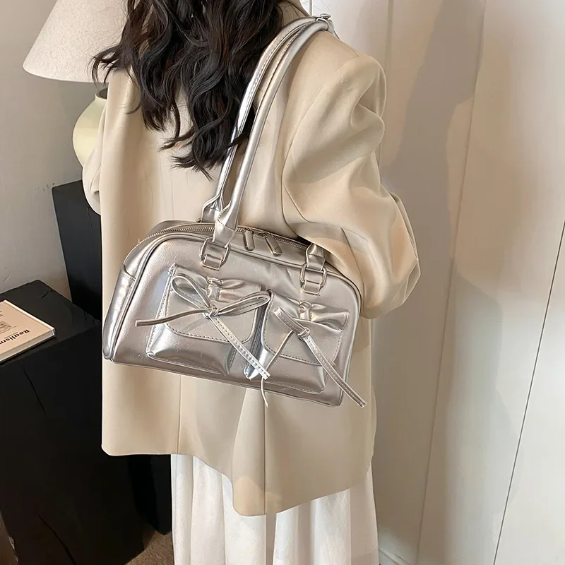 Женская балетная сумка с бантом-бабочкой подмышками