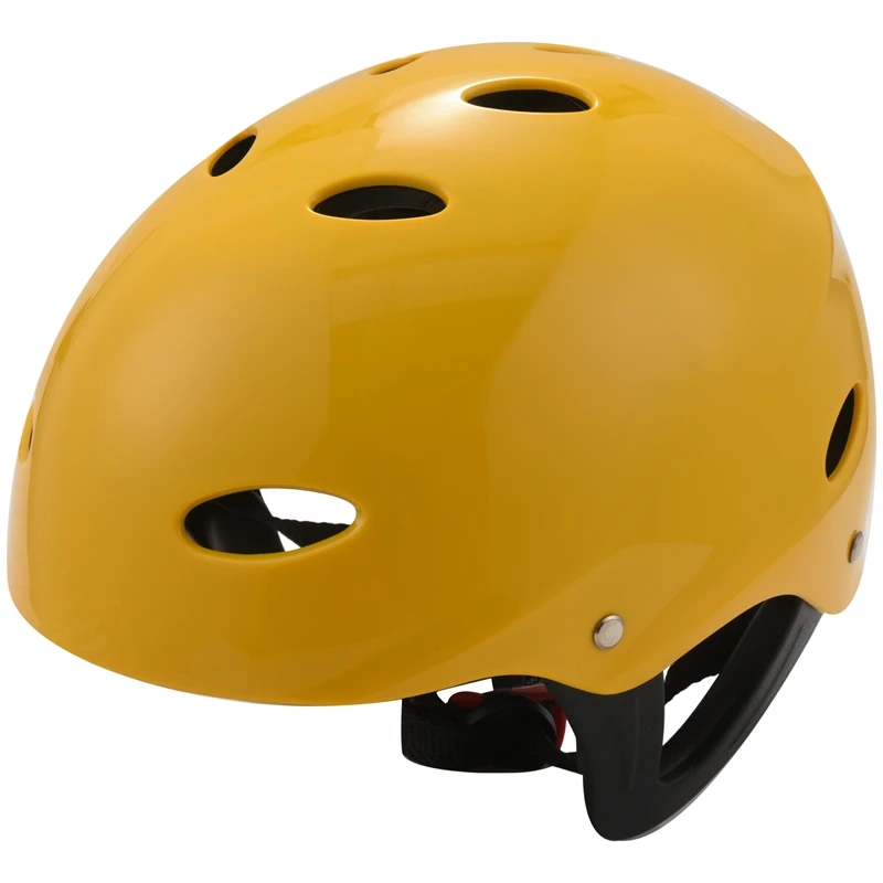 

Safety Protector Helmet 11 Breathing Holes for Water Sports Kayak Canoe Surf Paddleboard - Yellow