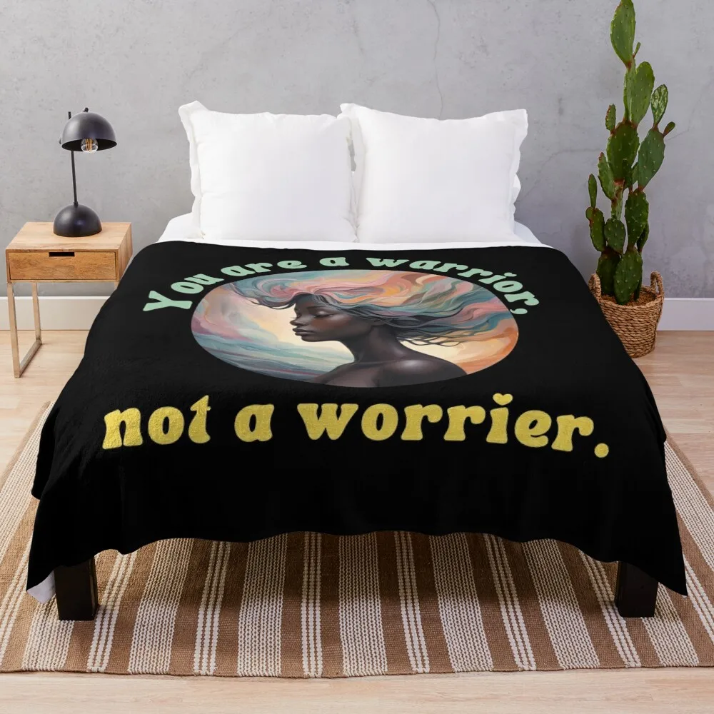 Ты воин а не дорог. Одеяло персонализированный подарок мягкие меховые одеяла на