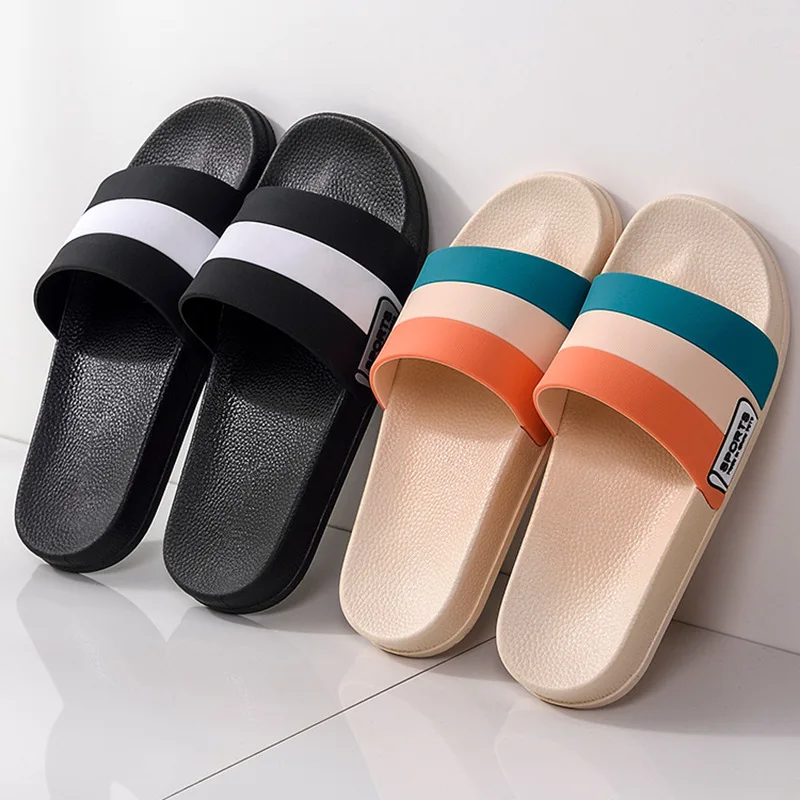 

Summer Women lovers Floor Flat Shoes Lovely Indoor Female Non-Slip Bathroom Home Slippers Female Beach Shoe