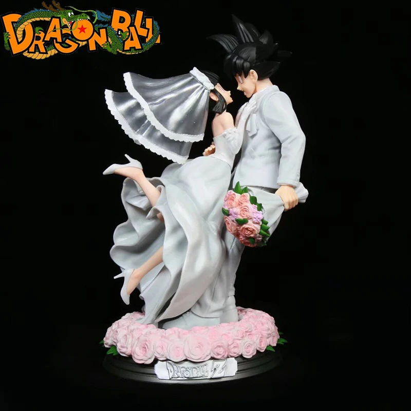 

Anime Dragon Ball Son Goku Chichi Wedding Action Figure Toys Statue Model Doll Collectible Ornament Gifts For Children Friend