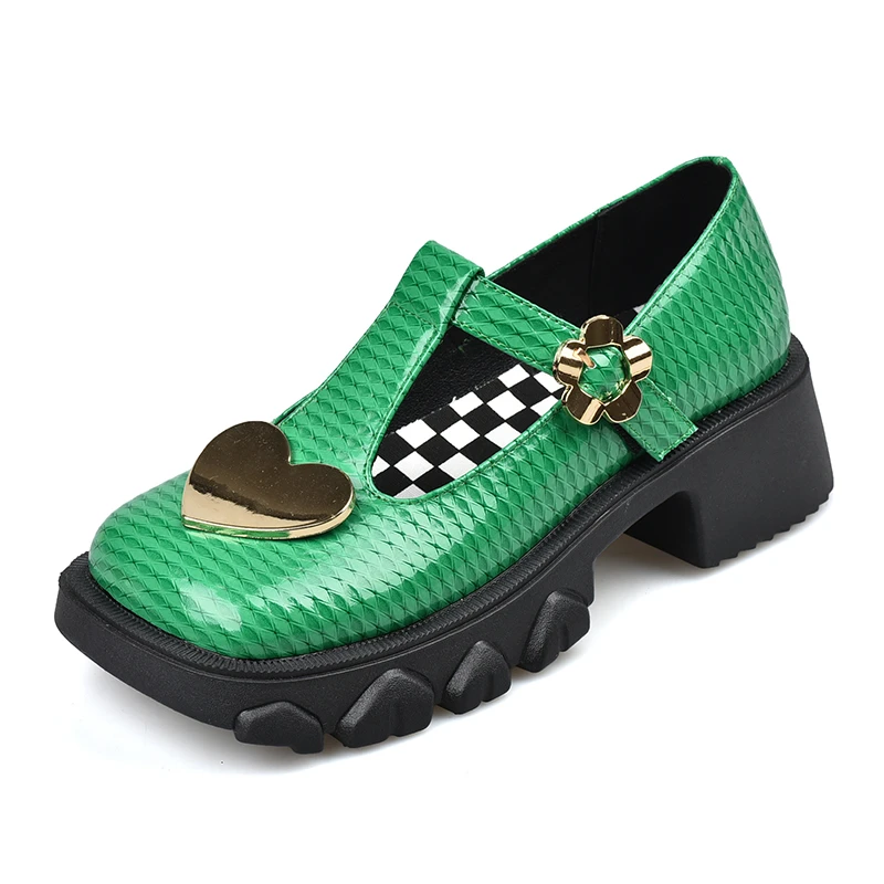 Женские туфли на высоком каблуке, новинка 2022, женские туфли мэри джейн в японском ретро стиле, мягкие туфли на высоком каблуке, милая обувь в ...