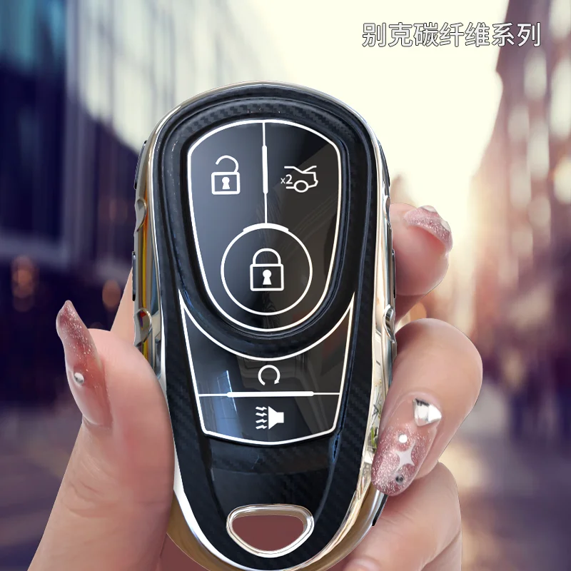 

Premium TPU Car Remote Key Fob Cover Case Holder Shell for Buick Envision Vervno GS 20T 28T Encore NEW LACROSSE Opel Astra K