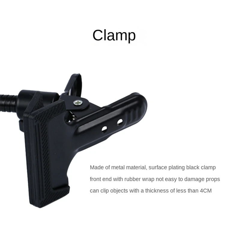 Background Holder C Clamp Clip Camera Photo Studio Accessories Light Stand Flex Arm Reflector Camara Fotografica
