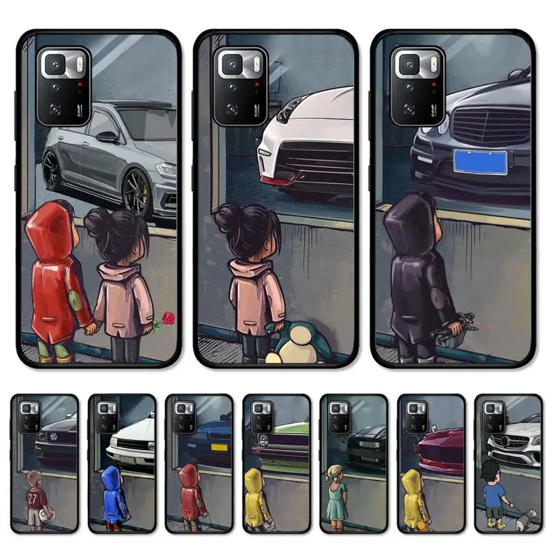 

Boy Girl See Cool Sports Car Drift Phone Case for Redmi Note 8 7 9 4 6 pro max T X 5A 3 10 lite pro