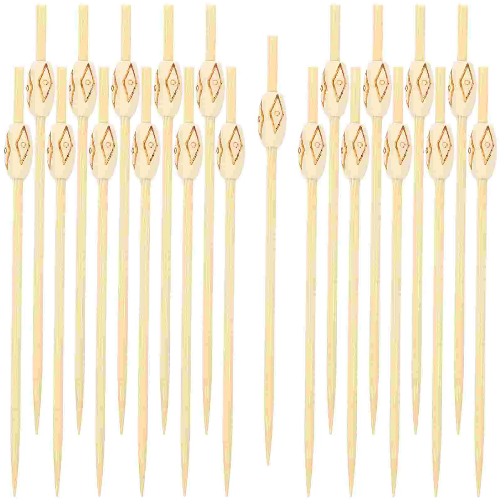 

Picks Cocktail Sticks Pick Fruitforkspastry Appetizer Skewers Disposable Toothpicks Stick Tasting Beads Sandwich Drink Topper