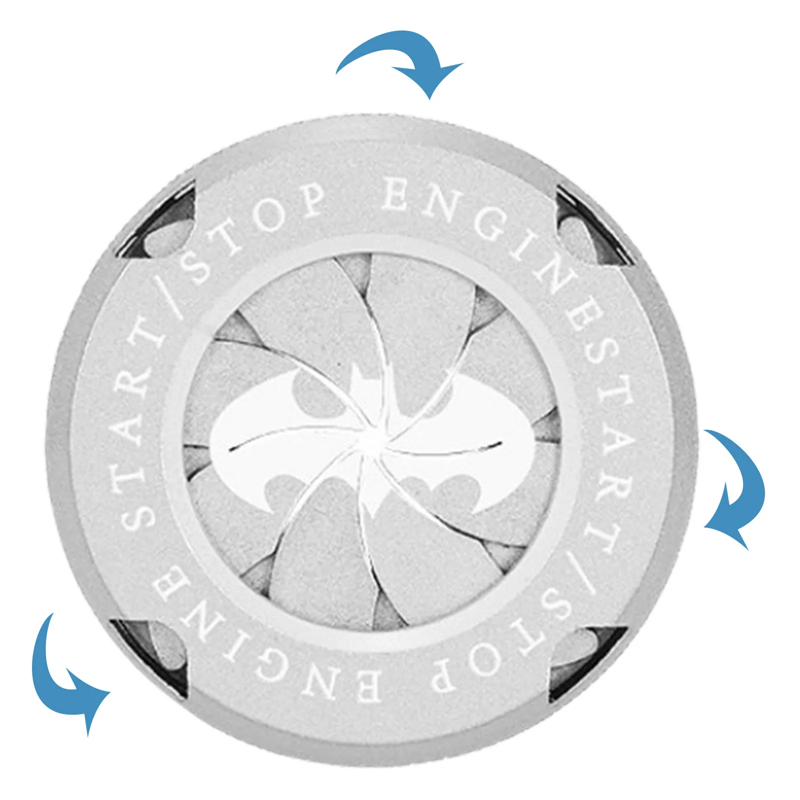 

Car Start Button Cover Rotating Car Ignition Starter Cover Universal Anti-Scratch Car Engine Decoration Cover For Car Interior