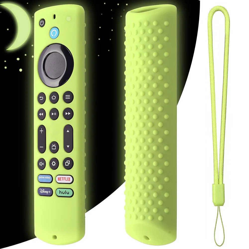 

Чехол для смарт-пульта дистанционного управления для Toshiba/Insignia Fire TV Stick, противоскользящий чехол, Силиконовый противоударный Сменный Чехол ...