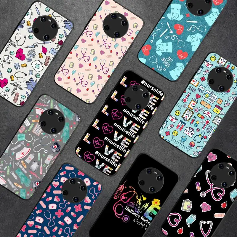 

Nurse Medical Medicine Health Heart Phone Case For Huawei Y5 Y62019 Y52018 Y92019 funda case for 9prime2019