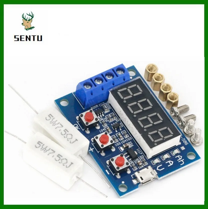 Тестер ZB2L3 для батареи цифровой дисплей 18650 дюйма проверка сопротивления емкости