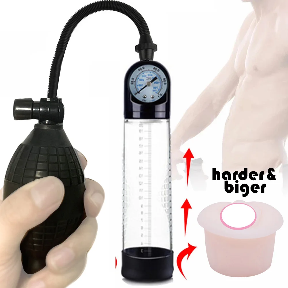 215 мм насос для пениса вакуумный увеличения увеличение мужской эрекции Пениса