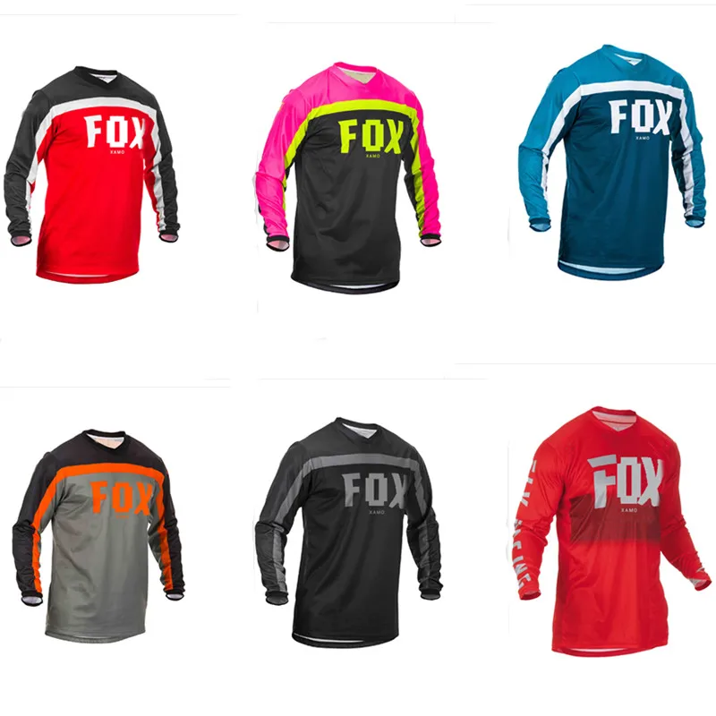 

2022 new motorcycle mountain bike downhill cycling clothes enduro MTB off-road motorcycle country racing long sleeve T-shirt