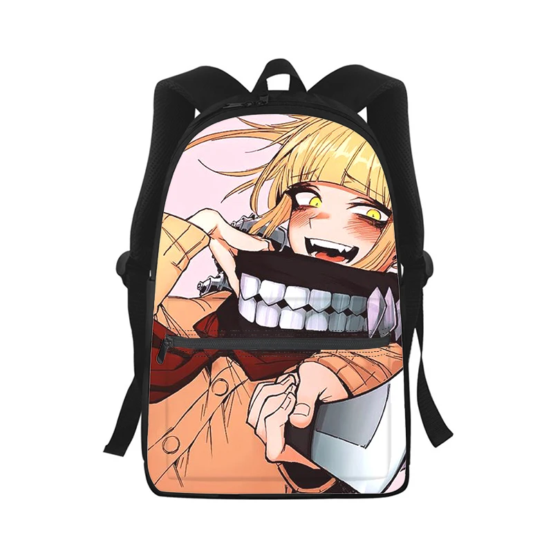 Anime My Hero Academia HIMIKO Toga Men Women Backpack 3D Fashion Student School Bag Laptop Backpack Kids Travel Shoulder Bag