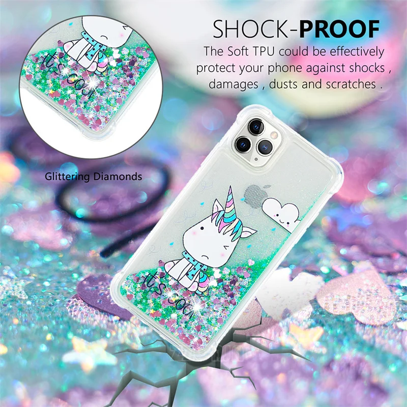 Чехол с жидким сыпучим песком для OnePlus Nord N200 5G 1 + чехол противоударный блестящий