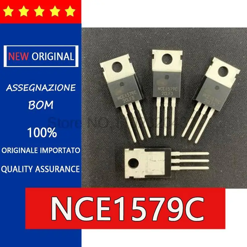 

5 шт. оригинальный NCE1579C Фотогалерея-220 N 150V 79A NCE1579 Фотогалерея в канале TO-220-N