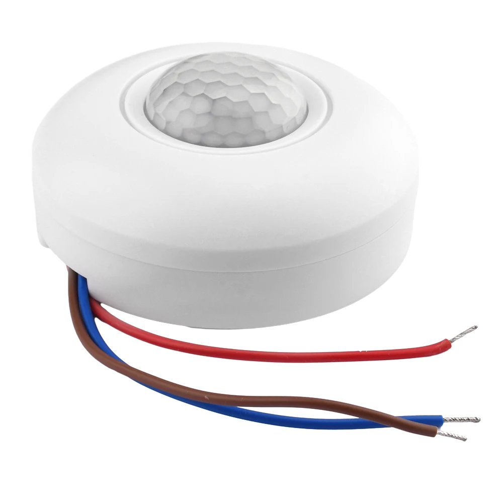 

AC 85-265 В светодиодный инфракрасный датчик движения, переключатель света, потолочное крепление, детектор человеческого тела, чувствительный переключатель лампы, домашнее освещение