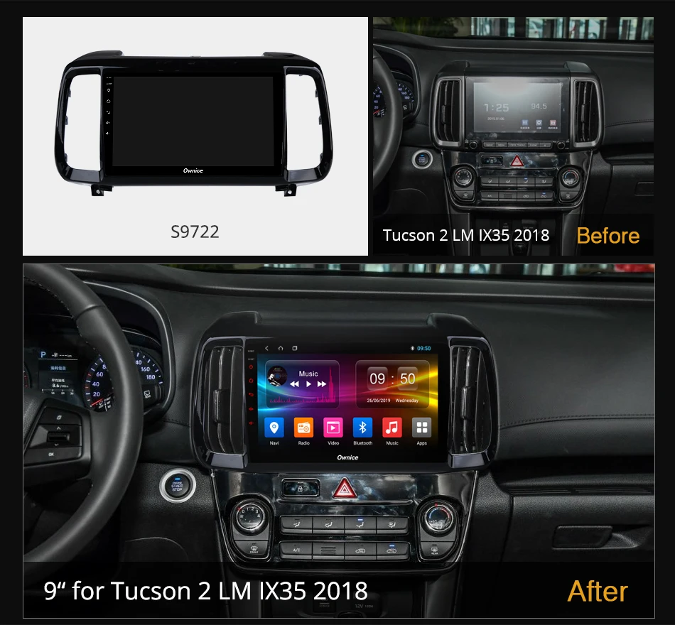 6G /128G Ownice Octa Core Android 10.0 Автомобильное радио 2 din DVD-плеер GPS Navi для Hyundai Tucson LM IX35 2018 DSP 4G LTE SPDIF включен. (Примечание: Название товара уже на английском языке и не требуется перевода)