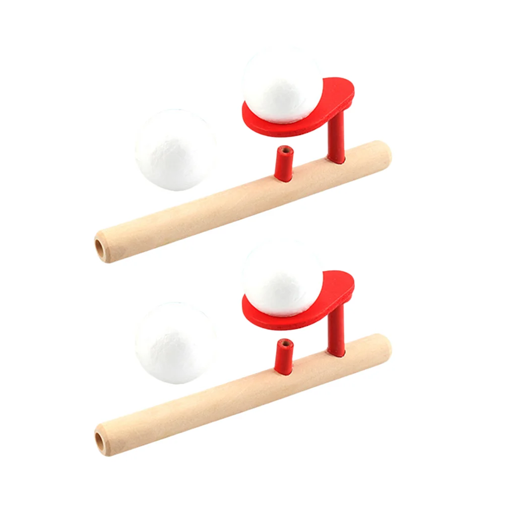 

Suspension Ball Blowing Machine Fun Stress Reliever Toys Floating Wooden Children Pipe Balance Children's