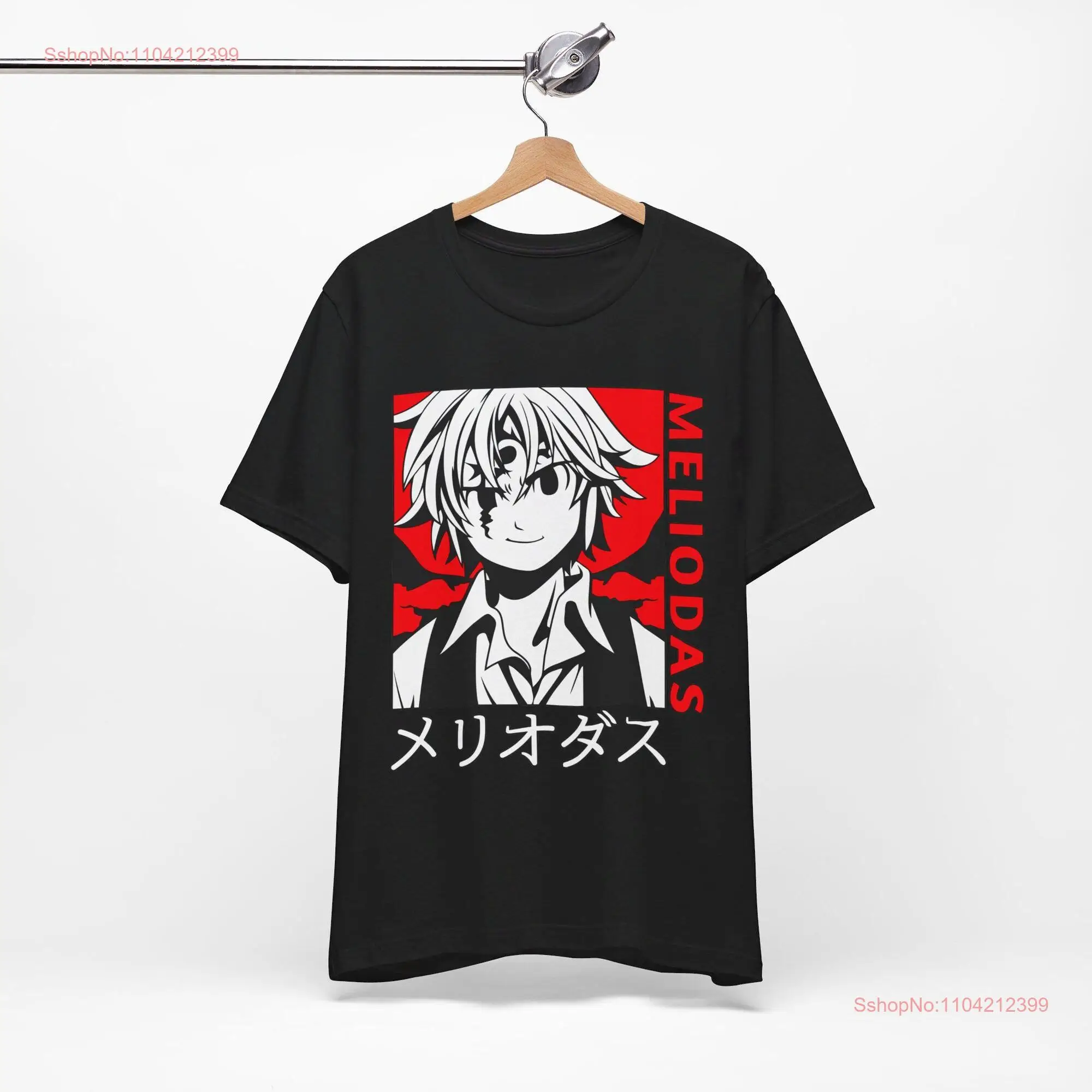 Meliodas T Shirt Anime Seven Deadly Sins Classic Comfort long or short sleeves