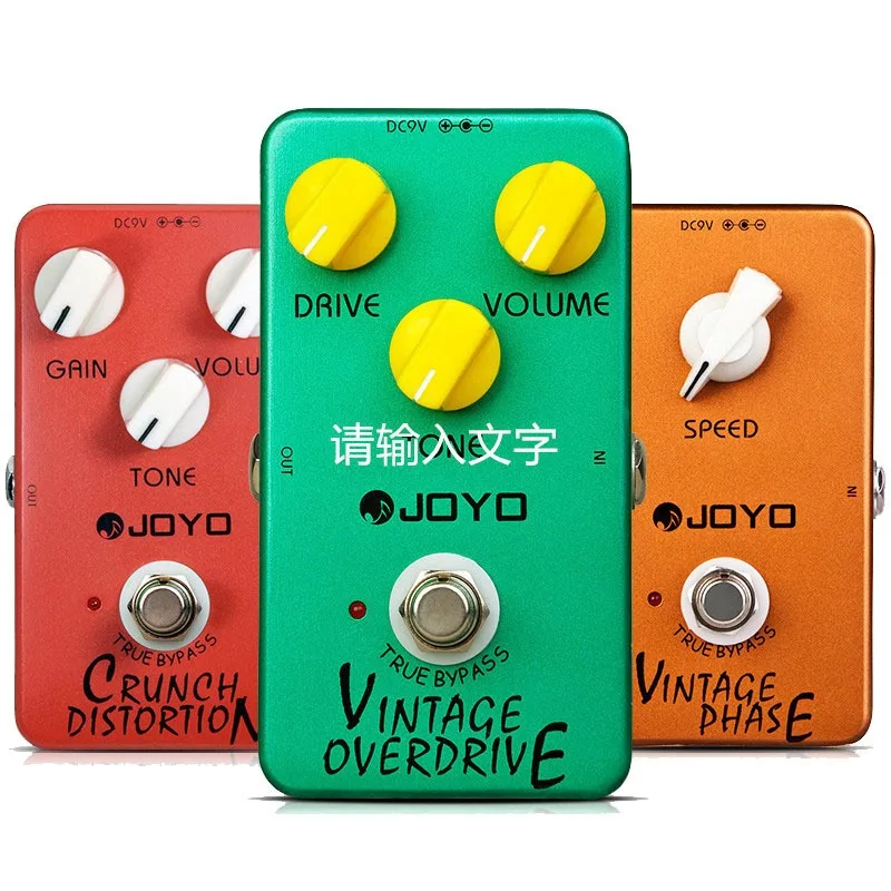 

JOYO Zhuolo JF для электрогитары сингл блочный эффектор, Классическая Имитация перегрузки динамика, задержка тяжелого металла, искажение питания
