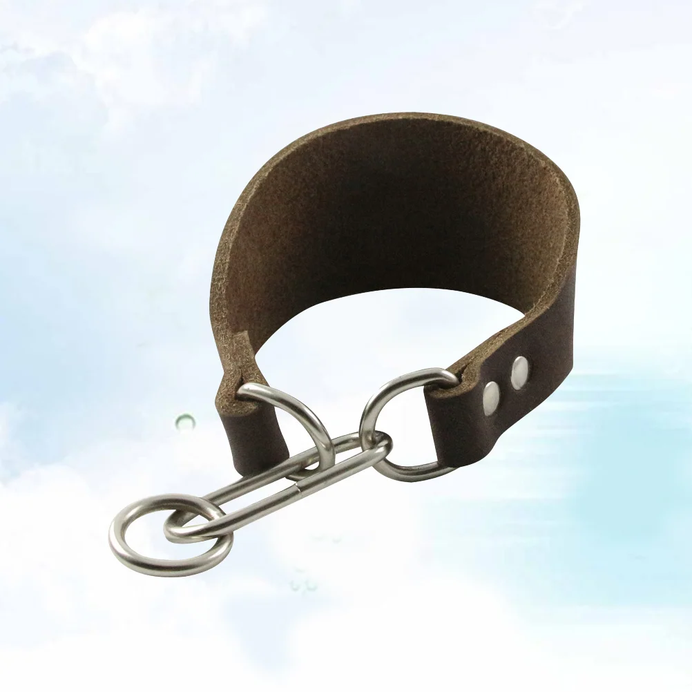 

1Pc Collar Cool Cattlehide Practical Supplies Ornament for Greyhound