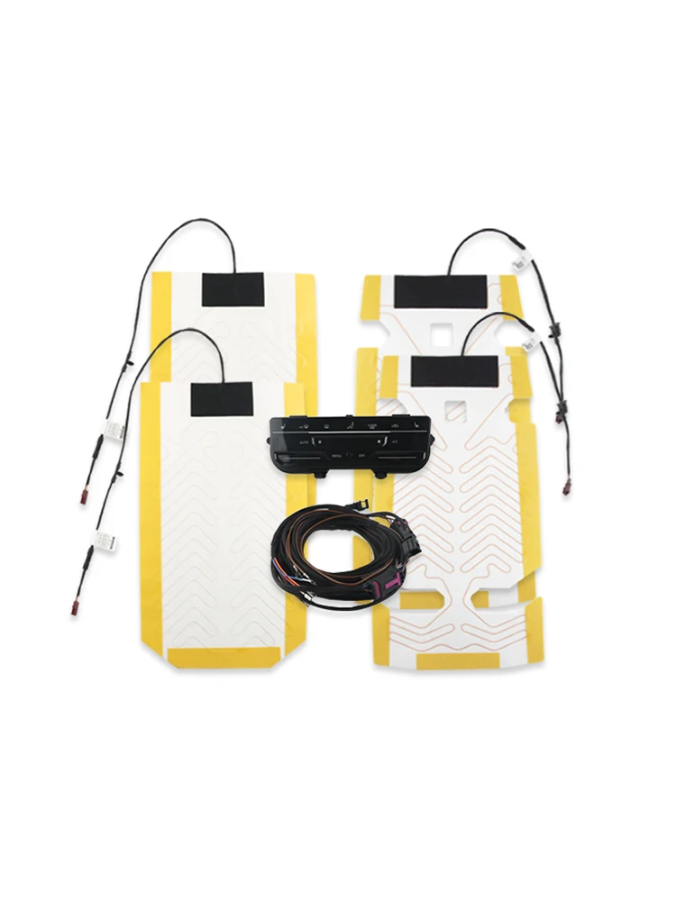 

4 шт. автомобильная грелка сиденья с подогревом для Volkswagen Golf 7 Passat B8 Tiguan MK2 T-roc Jetta комплект обогрева переднего сиденья панель переменного тока и кабель