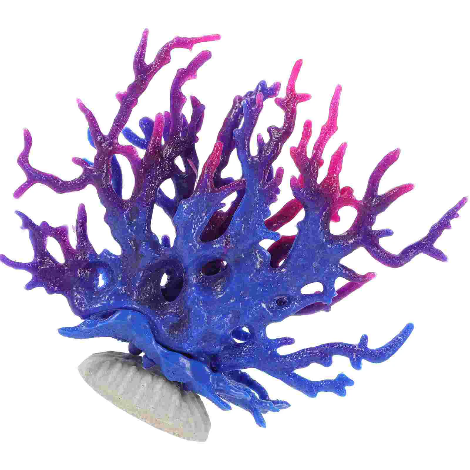 

Simulated Coral Ornaments Fish Tank Decor Fake Aquatic Plants Resin Coraline Decor