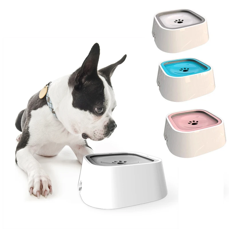 

YOKEE Dog Drinking Water Bowl Floating Non-Wetting Mouth Dog Bowl Without Spill Drinking Pet Accessories