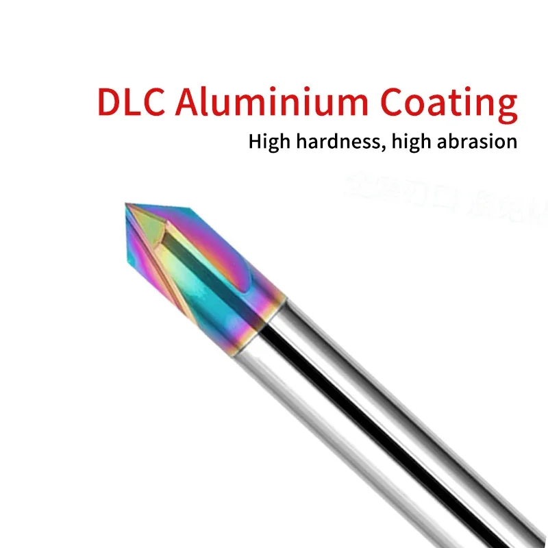 Фреза Chowmaster для фрезерного станка HRC55 с диагональю 3 дюйма покрытием DLC фреза