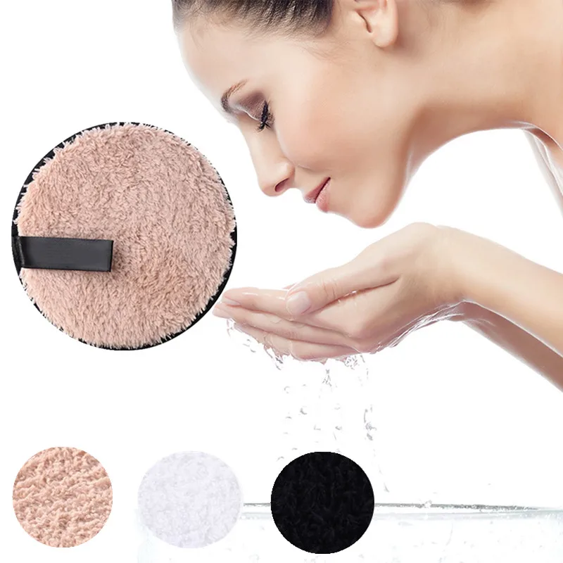 

Durable Cleaning Women Makeup Soft Remover Towel Microfiber Cloth Makeup Remover Puff