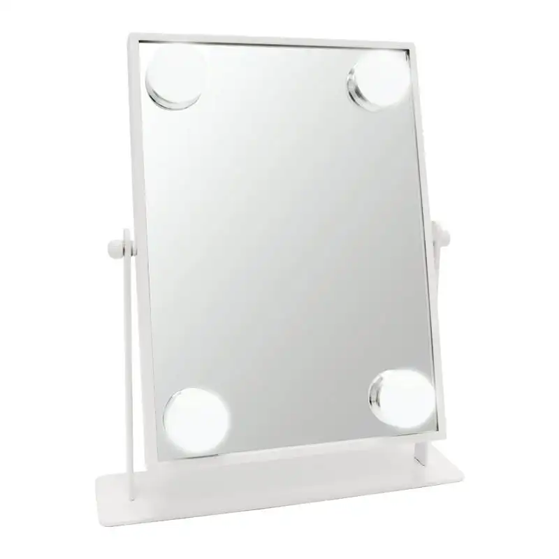 

Slim L.E.D. Lighted Vanity Makeup Mirror, White
