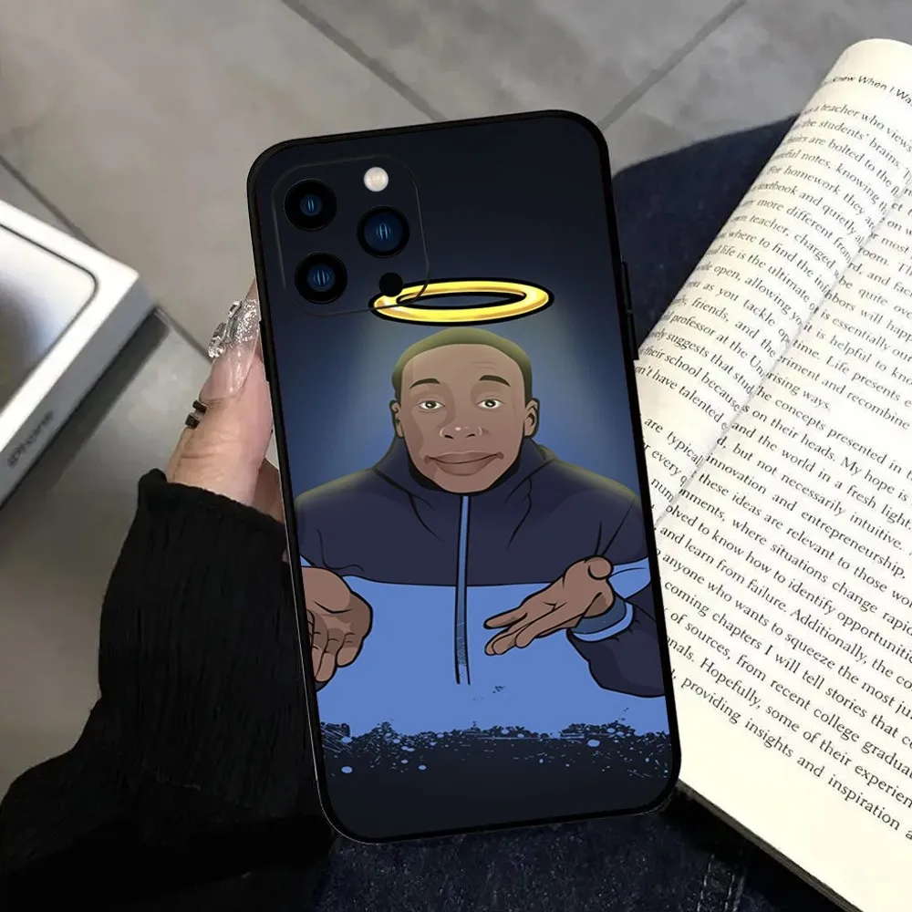 Забавный чехол для телефона с героями мультфильмов Khaby Lame iPhone 11 12 13 14 15 Pro Max Mini Plus XS