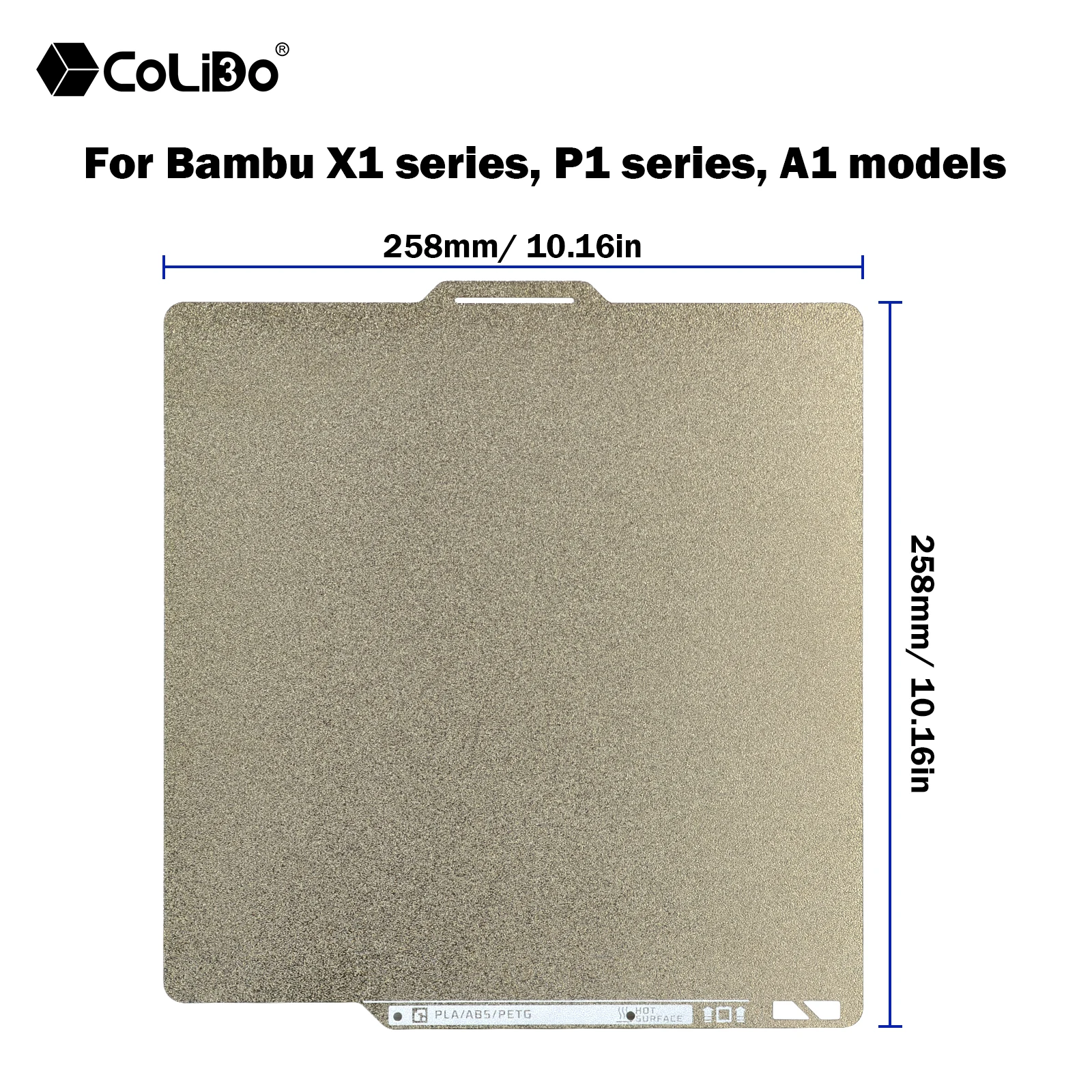 Пластина для 3D-печати Bambu Lab X2DP2S PEI с QR-кодом, гибкая съемная стальная пластина 257x257 мм для Bambu A1P1X1 (art.: 3920dc73ec4fd) - 3920dc73ec4fd