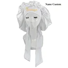 Атласная Ночная Шапочка-тюрбан, высокоэластичная Ночная шапочка, шапочка для душа на шнуровке, Женская атласная шапочка для ухода за волосами, ночная шапочка для женщин