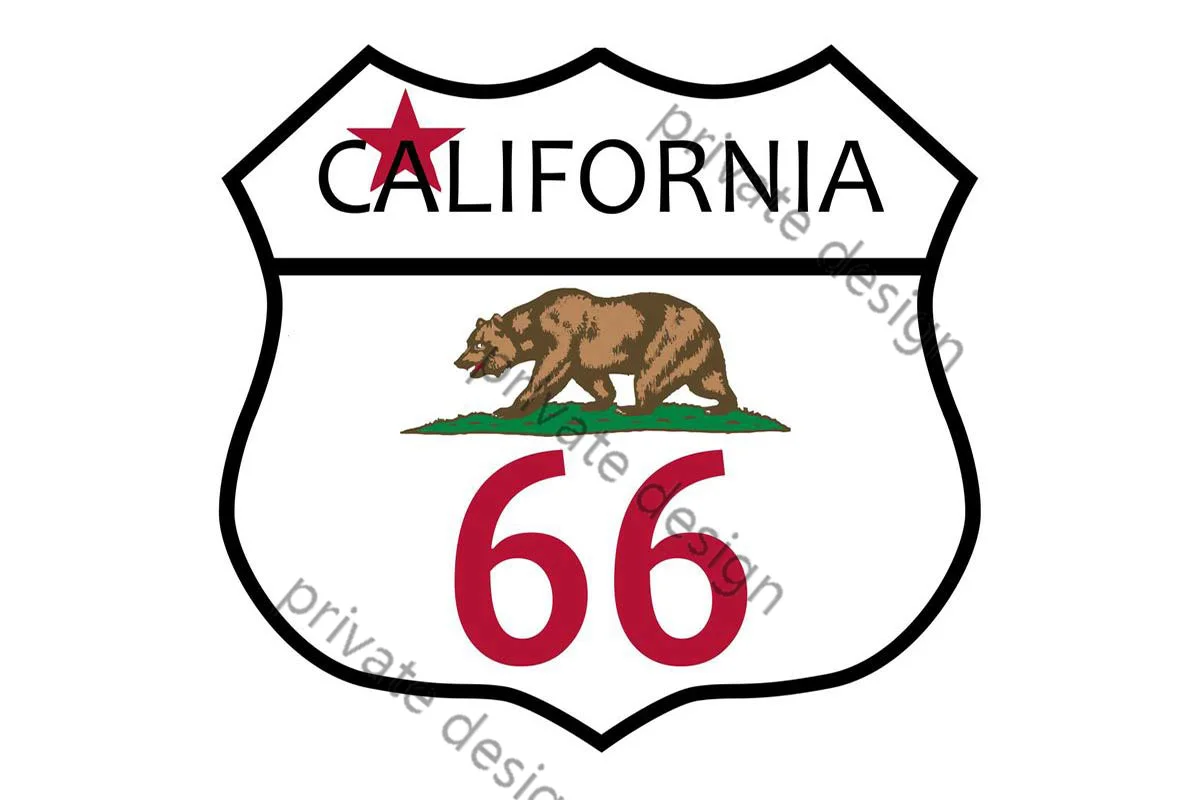 

Route 66 California Wall Decor Room Decoration Retro Vintage Metal Sign Tin Sign Tin Plates For Art Cafe Pub Home Club Man Cave