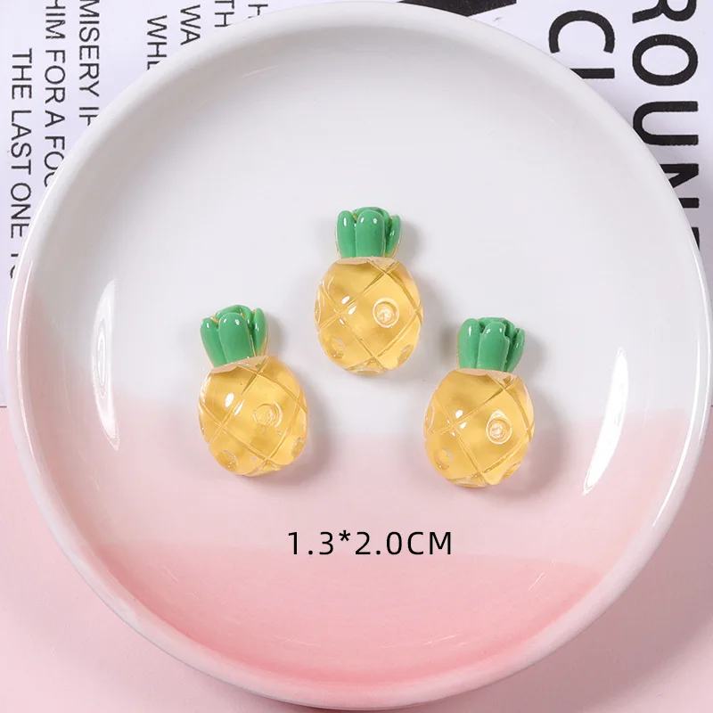 12/24 шт./лот новые кристаллы фрукты овощи полимерные аксессуары ювелирные изделия