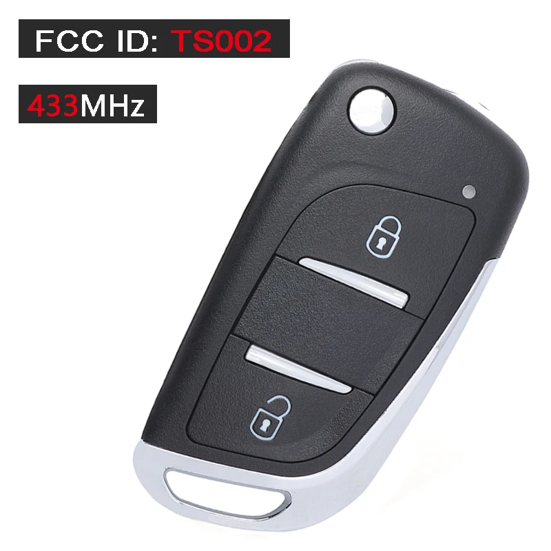 

KEYECU 433 МГц ID46 / ID47 /4D65 чип 37182-A7 TS002 обновленный флип-пульт дистанционного управления для Suzuki Swift Grand Vitara Celerio Ignis SX4