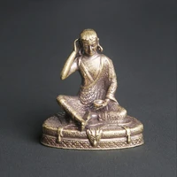 tibetan buddha milareba venerable brass buddha statue ornament offering deity crafts