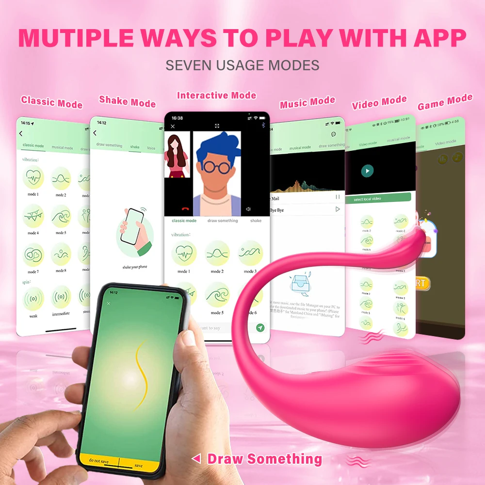 Женский Вибратор для точки G с управлением через приложение